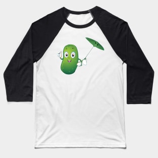 Crisp and Cool Cucumber Art Baseball T-Shirt